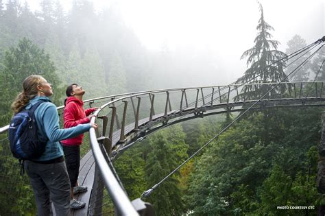vancouver attractions cliffwalk capilano suspension bridge park