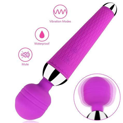 imimi powerful clitoris vibrators usb recharge magic wand av vibrator