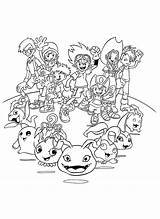 Digimon Coloring Pages Kids Print Color Choose Board Picgifs Adventure sketch template
