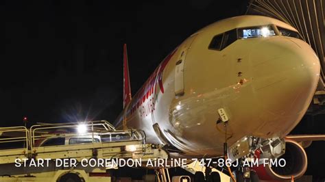 start der corendon airlines   youtube