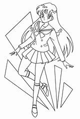 Sailor Marte sketch template