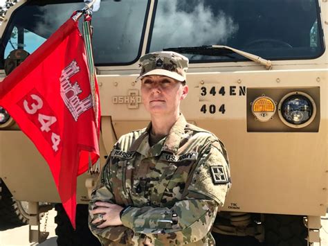 U S Army Reserve Female Staff Noncommissioned Officer Among First To