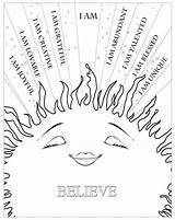 Affirmations Coloring Self Positive Kids Colouring Esteem Sheets Sheet Printable Am Activities Therapy Pages Mindfulness Sunshine Mental Health Affirmation Coping sketch template