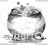 Cauldron Boiling Vector Illustration Sketched Clipart Royalty Tradition Sm Seamartini Graphics sketch template