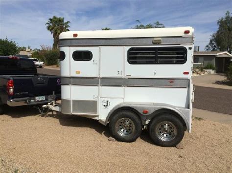 horse bumper pull trailer  sale  phoenix arizona classified americanlistedcom