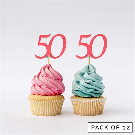 number  cupcake toppers pack   lissielou