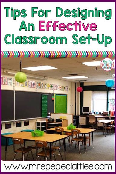 Tips For Designing An Effective Classroom Set Up Mrs P
