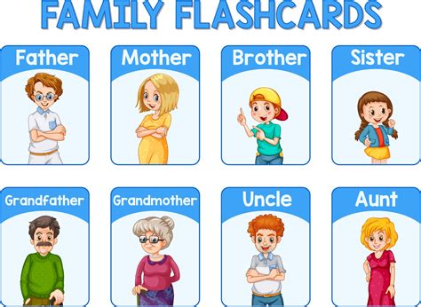 family members vector art icons  graphics