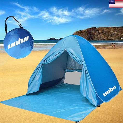 person portable pop  beach tent anti uv sun shade cabin outdoor camping