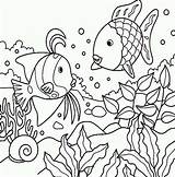 Fish Sea Coloring Pages Color Getcolorings sketch template