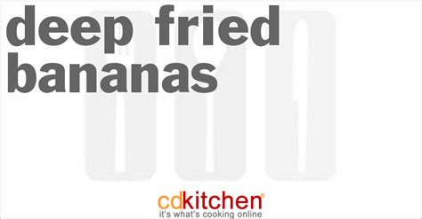 Deep Fried Bananas Recipe