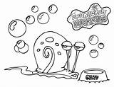 Gary Coloring Pages Snail Bubbles Drawing Spongebob Outline Bubble Color Getcolorings Printable Print Getdrawings Soap Paintingvalley sketch template