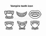 Fangs Denti Webontwerp Grafische Tanden Illustrazione Icona Vampiri Dentate Grafica Doeleinden Vampiro Vormgeving sketch template