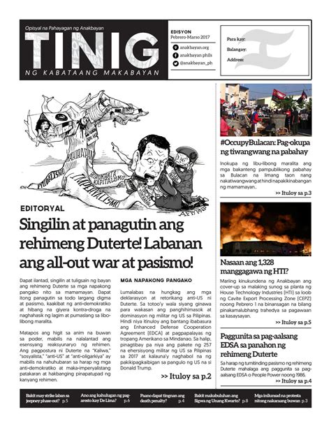 halimbawa ng editoryal philippin news collections