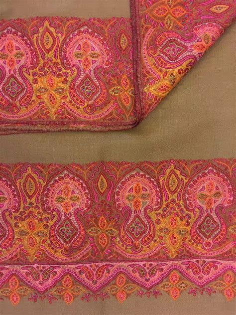 hand embroidered pashmina shawl mahakala fine arts