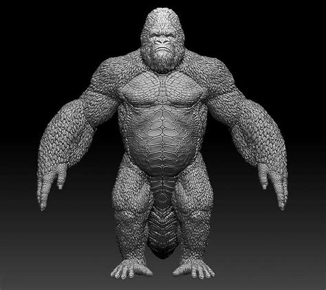 New Godzilla Vs Kong Figure Concept Art Imagines A King Kong Godzilla