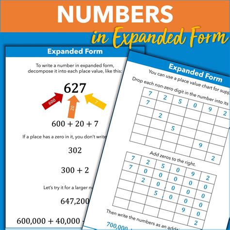 write  number  expanded form
