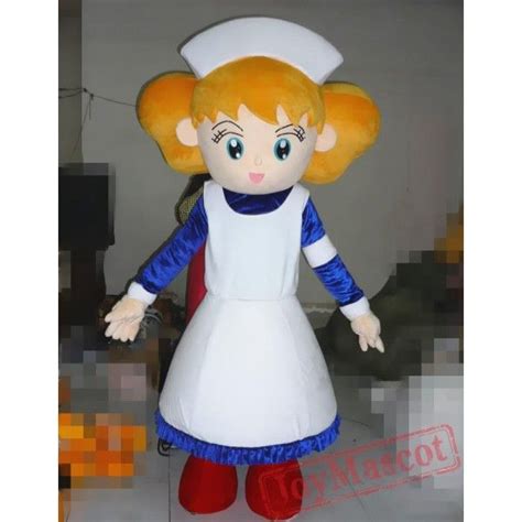 Cartoon Nurse Mascot Costume Mascot Costumes Costumes