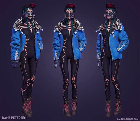 artstation futuristic character design sci fi girl concept art