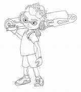 Splatoon Inkling Octoling Lineart Octo Expansion Xcolorings Bestcoloringpagesforkids sketch template