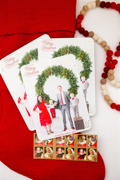 customized christmas cards  easiest custom holiday cards friday   love