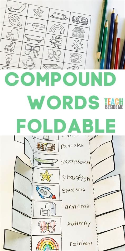 compound words foldable    images compound words