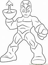 Coloring Klaw Pages Squad Hero Super Show Colossus Coloringpages101 Printable sketch template