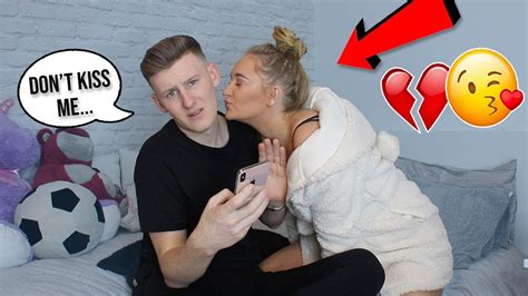 i don t want to kiss you prank on girlfriend she went mad youtube