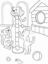 Bambini Colorare Sulla Fumetto Gatitos Cuccioli Vector Historieta Lemure Gatto Gattini Gatti Duckling sketch template