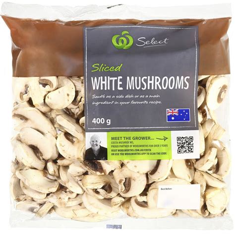 calories  select mushrooms cups sliced calcount