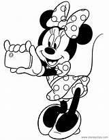 Minnie Coloring Mouse Pages Disney Pdf Taking sketch template