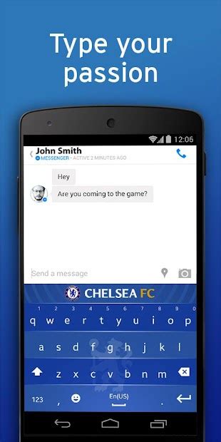 chelsea fc official keyboard apps  google play