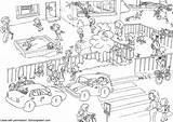 Coloring Traffic School Pages Designlooter 67kb 531px Large Edupics sketch template