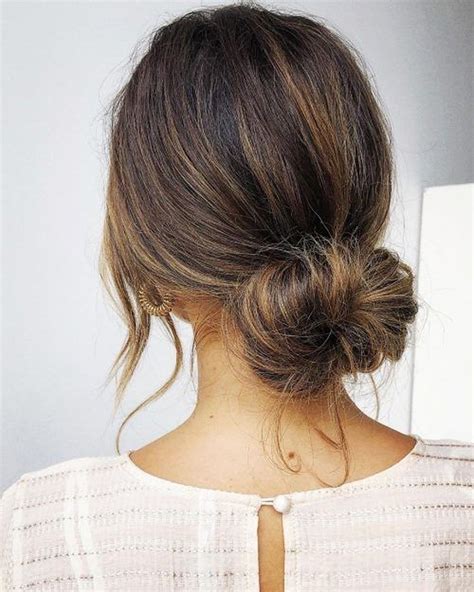 fabulous simple bun hairstyles ideas  long hair easy bun