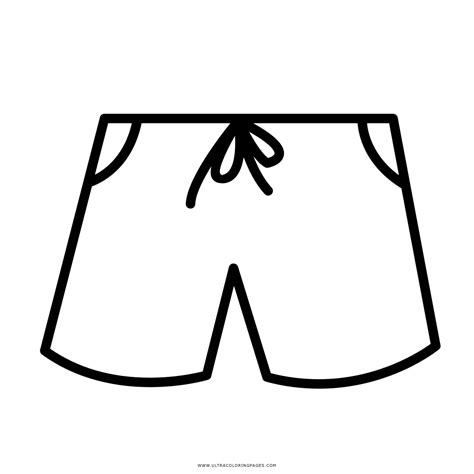 shorts coloring page ultra coloring pages