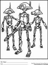 Wars Star Droid Coloring Pages Color Getcolorings Printable sketch template