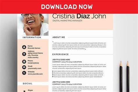 pin   resume templates