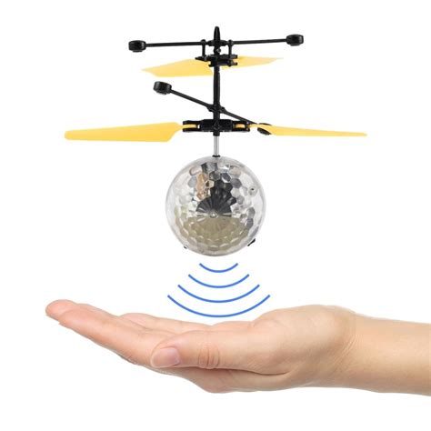 hot rc flying ball drone toys helicopter ball built  shining led lighting camouflage colorful