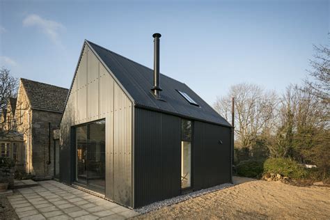 corrugated metal extension eastabrook architects archello