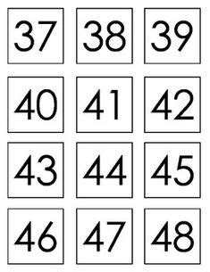 printable numbers   numbers   numbers kindergarten numbers