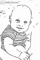 Baby Coloring Pages Boy Newborn Boss Bitty Printable Little Blue Color Getcolorings Popular Print sketch template