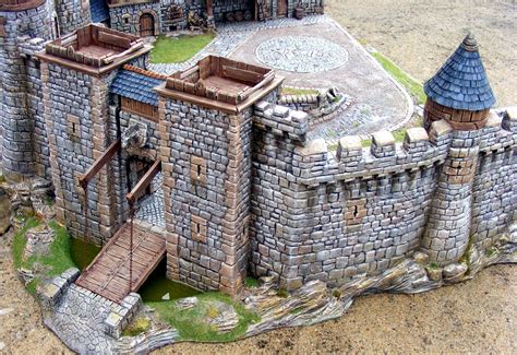 place forte en bretonnie chateau en carton decor medievale chateau