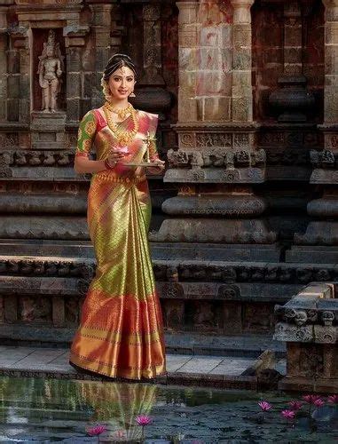 Kanchipuram Bridal Silk Saree ब्राइडल सिल्क साड़ी In George Town