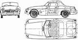 Mgb Mg Blueprints Car Drawing Mk Blueprint Cabriolet 1962 Auto Sketch Click Sports sketch template
