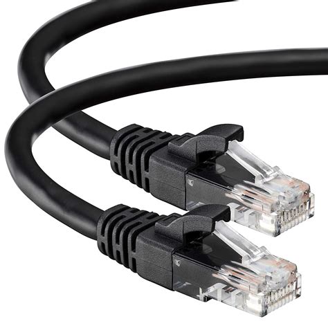 cat ethernet cable rj lan network cable  ps xbox pc internet router black  feet