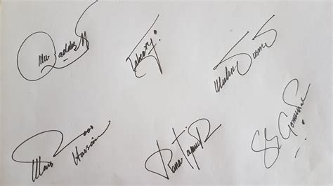 cool signatures