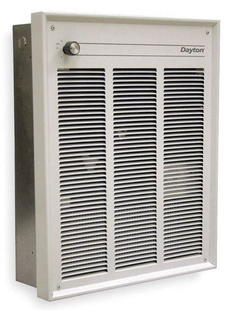 dayton recessed electric wall mount heater wwww  ac  phase