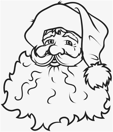 printable santa claus coloring pages  kids coloring pages