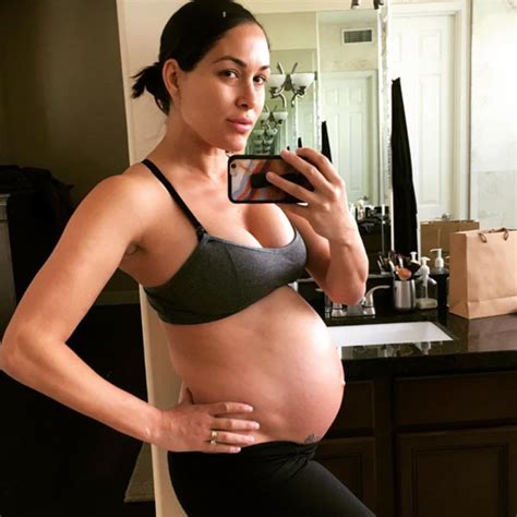 third trimester from brie bella s pregnancy pics