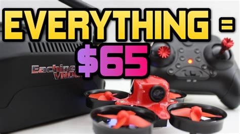 absolute  beginner fpv drone package   eachine  micro review youtube